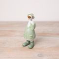 Duck Figurine in Green Hat Coat Jacket Wellies ...