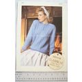 Vintage: Sirdar 8501 sweater, DK, 30-42 inch, 7...