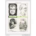 4 'HAPPY' SKETCHES, Book Illustration c1895