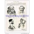 Big Smiles, Comedy, Book Illustration, c1895