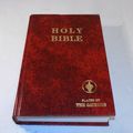 HOLY BIBLE Placed by THE GIDEONS in Red Hardcov...