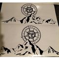 2 x Talbot Express T Logo Decal, Sticker over a...