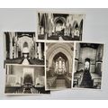 Vintage postcards Church interiors. Unposted. J...