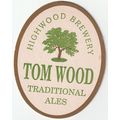 BEER MAT - HIGHWOOD BREWERY - TOM WOOD TRADITIO...