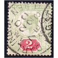sg227 2d pale grey green & carmine-red CDS V/fi...