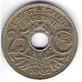 FRANCE 25 CTS 1932