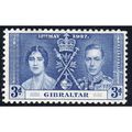 1937 GIBRALTAR Sg120 CORONATION UN MOUNTED MINT...