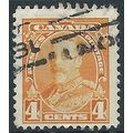 Canada 1935 SG344 4c Yellow Good Used....