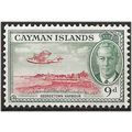 Cayman Islands 1950 SG143 9d Scarlet & Grey-Gre...