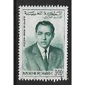 MOROCCO 1962 KING HASSAN II 3d GREEN SG105 FINE...