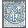 France 1876 - SG279 - 15c blue - Peace & Commer...