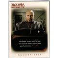 STAR TREK ' DS9 ' QUOTABLE EXCLUSIVE BINDER pro...