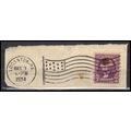 Used 720 3c George Washington Fine Loganton, Pa...