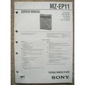Sony MZ-EP11 Original Service manual