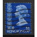HONG KONG 1973 QEII 30c BLUE SG 315 FINE USED#