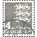 DENMARK, Triple lion passant, grey 1969, 4Kr, #2