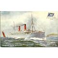 Union-Castle Line SS WALMER CASTLE Tuck Oilette...