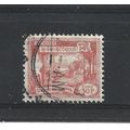 Burma.SG145 30p Elephant hauling log (Red).Fine...