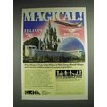 1987 Hilton at Walt Disney World Village Hotel Ad