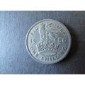 1950 GEORGE VI ENGLISH SHIELD ONE SHILLING FREE...