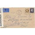 England Air Mail to Iraq 1942 CENSOR Tape, NOT ...