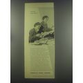 1954 Barclays Bank Ad - Clearing department