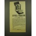 1945 Linnea Perfume Ad - Linnea Perfume a breat...