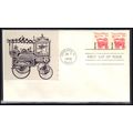 FDC 2261 16.7c Popcorn Wagan Pair (Unkn Cachet-...