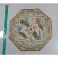 hexagon 7 inch japaneese embroidered decorative...