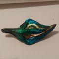 Metallic Fashion Pin Blue Pink Metallic Colored...