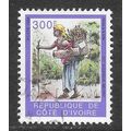 IVORY COAST 1994 HOTTE NATIVE WOMAN CARRYING WO...