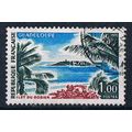 France 1970 SG1885 fr74 Guadeloupe 1f Used Stamp