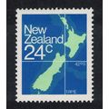 New Zealand Map 1982 MNH SG#1261
