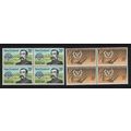 New Zealand Commemorations 2v Blocks of 4 1981 ...