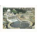Roma Piazza S Pietro Italy Postcard unused VGC
