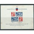 liechtenstein sgms153 sg ms153 sheet mnh 1936 s...
