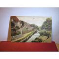 CHETTISCOMBE, TIVERTON, DEVON used vintage postcard by F. Frith 1942 pm =