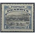 Penrhyn Island 1920 SG37 1s Black & Slate-Blue ...