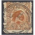 New Zealand 1894 SG251 3d Yellow-Brown Fine Use...