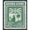 Sierra Leone 1933 SG168 1/2d Green Mounted Mint...