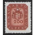 Mi 906: 200 Milpengö red-brown Defin.: National...
