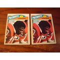 1977 Topps, 2-Cards, LEON GRAY Rc, Patriots, #188