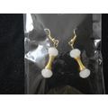 Beautiful unique milky white spring coil look e...