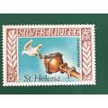 St Helena 1977 Silver Jubilee 15p Sceptre Dove ...