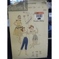 Butterick 7776 Girl's Blouses, Pants, Skirt & S...