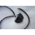 Hematite Double Heart Choker Necklace Jewelry 1...