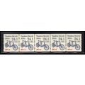 2266 24.1c Tandem Bicycle Very Fine MNH Dry Gum...