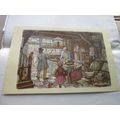 a bookshop scene , an ANTON PIECK Print 258 x 1...