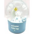 Teddy Snowglobe Welcome Little Boy 10 CM Star G...