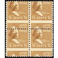 805, MNH - Large Misperforation Error Block of ...
